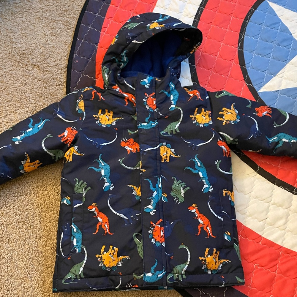 Snow jacket with removable fleece sweater